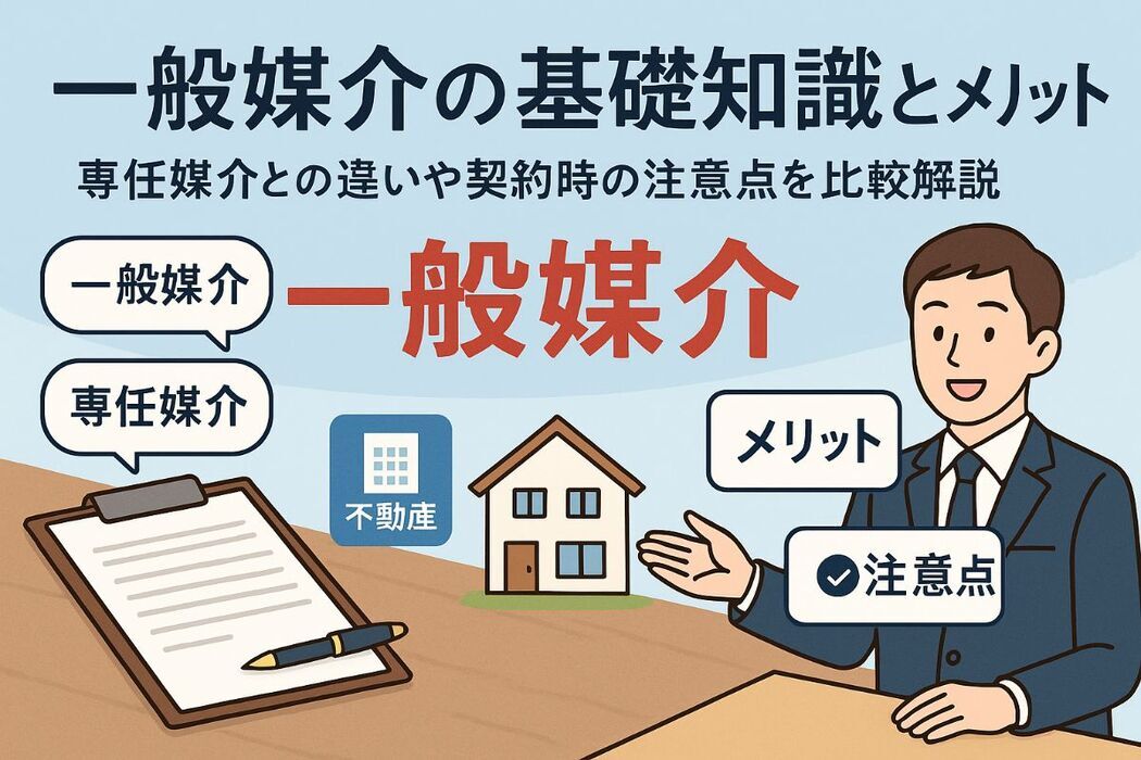 不動産売却に一般媒介の基礎知識とメリット徹底解説｜専任媒介との違いや契約時の注意点も比較