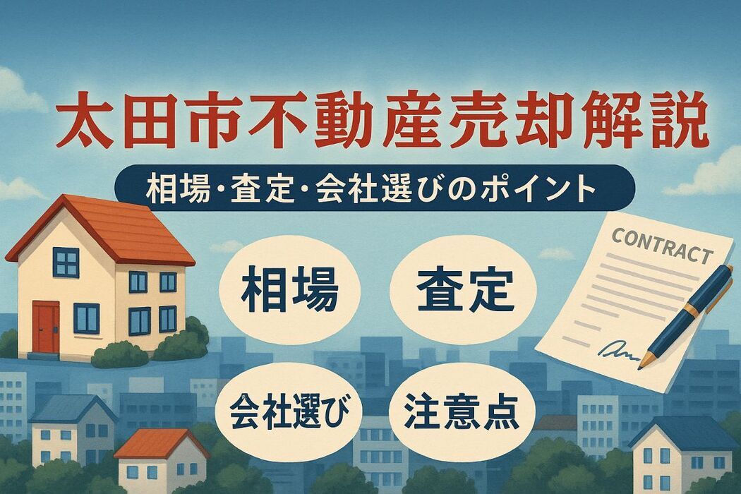 太田市で不動産売却の相場や査定と地元会社の選び方を徹底解説