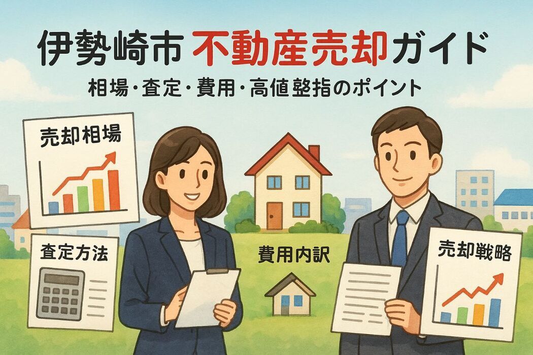 伊勢崎市で不動産売却の全体流れと基礎知識を解説｜相場・査定・費用・高値売却の戦略も紹介