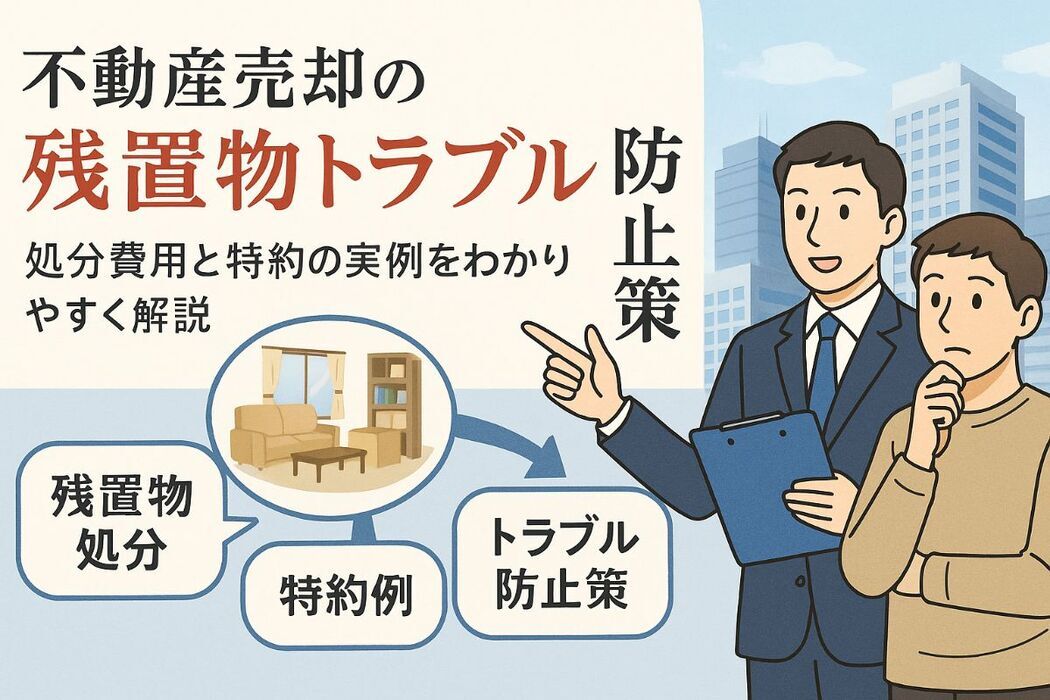 不動産売却の残置物トラブル防止策と処分費用・特約の実例解説