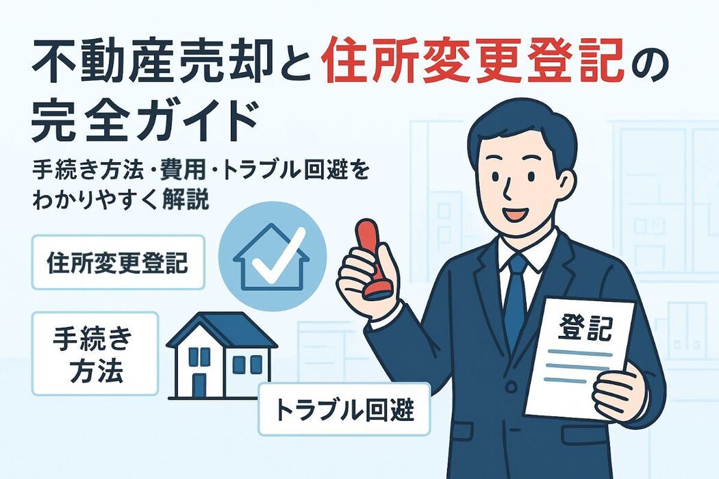 不動産売却に住所変更登記の義務化完全ガイド｜手続き方法・費用・売却トラブル回避まで徹底解説