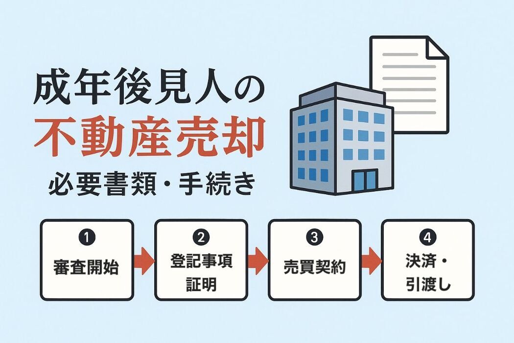 成年後見人の不動産売却ガイド！必要書類や手続きの流れを徹底解説