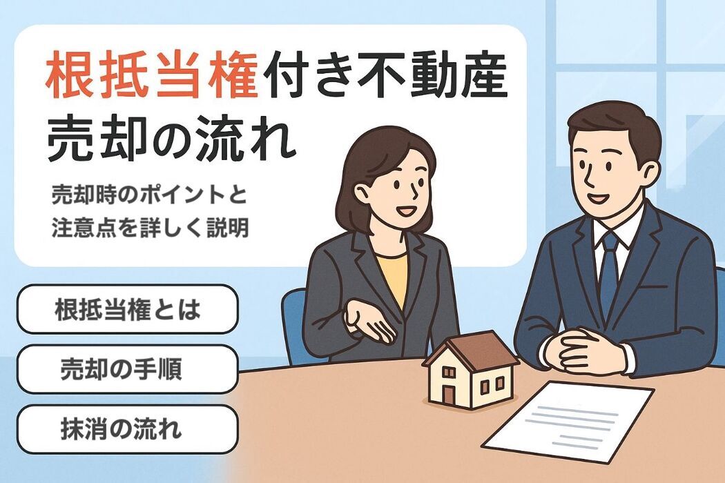 根抵当権付き不動産売却の流れと注意点｜売却時のポイントを詳しく解説