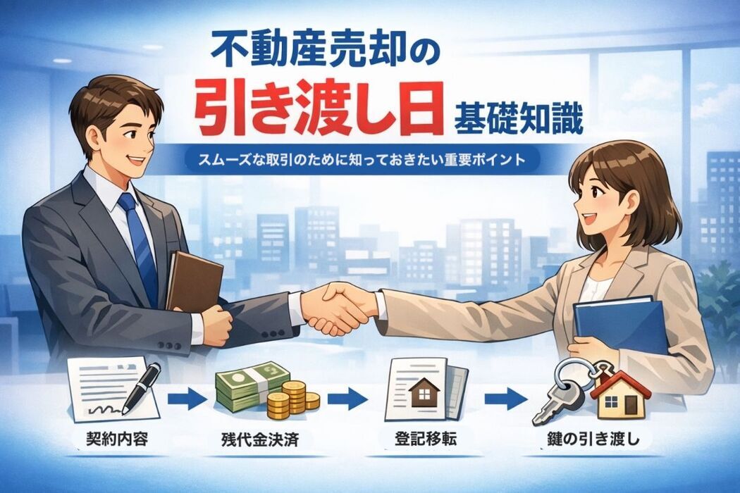 不動産売却における引き渡し日に関する基礎知識やトラブルを防ぐ方法を徹底解説