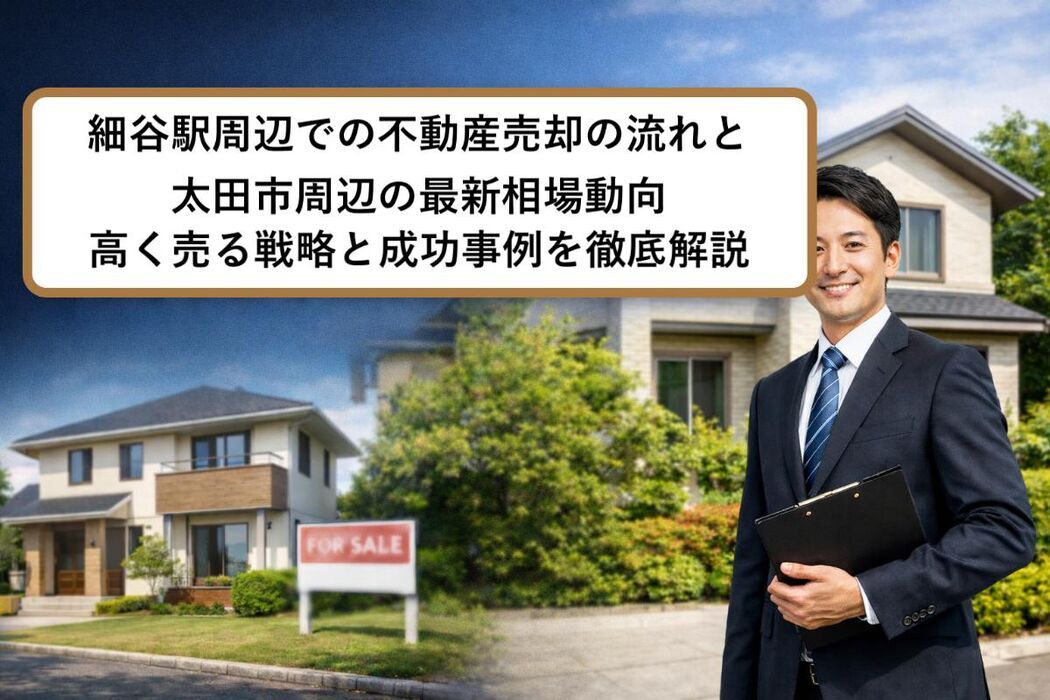 細谷駅周辺での不動産売却の流れと太田市周辺の最新相場動向｜高く売る戦略と成功事例を徹底解説