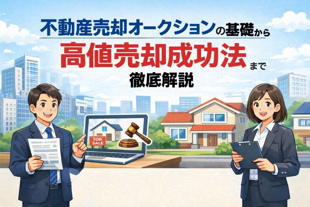 不動産売却オークションの基礎から高値売却成功法まで徹底解説