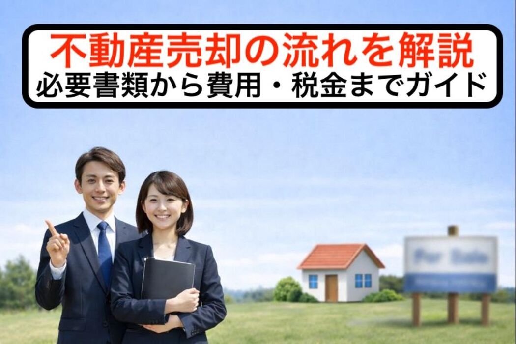 不動産売却の流れを解説｜必要書類から費用・税金までガイド
