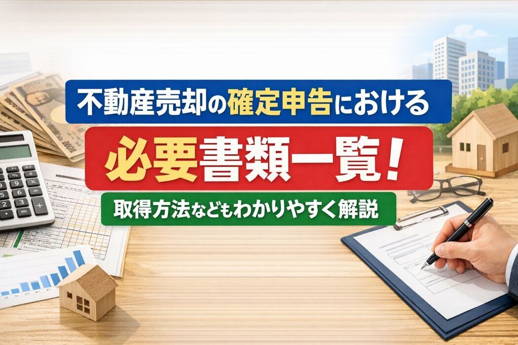 不動産売却の確定申告における必要書類一覧！取得方法などもわかりやすく解説