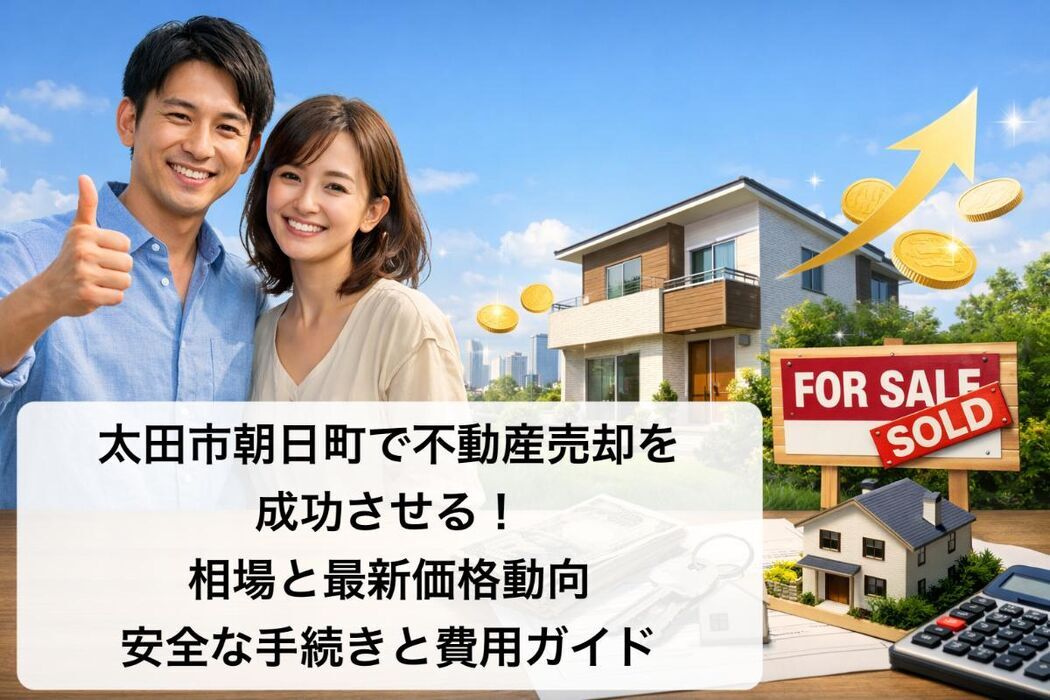 太田市朝日町で不動産売却を成功させる！相場と最新価格動向・安全な手続きと費用ガイド