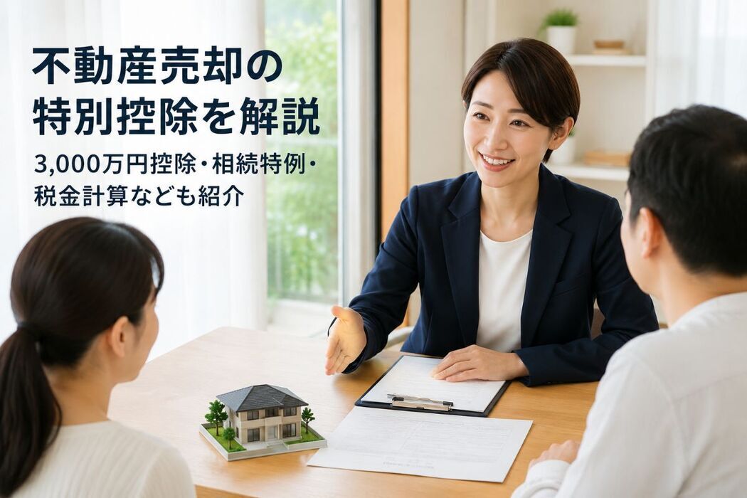不動産売却の特別控除を解説｜3,000万円控除・相続特例・税金計算なども紹介