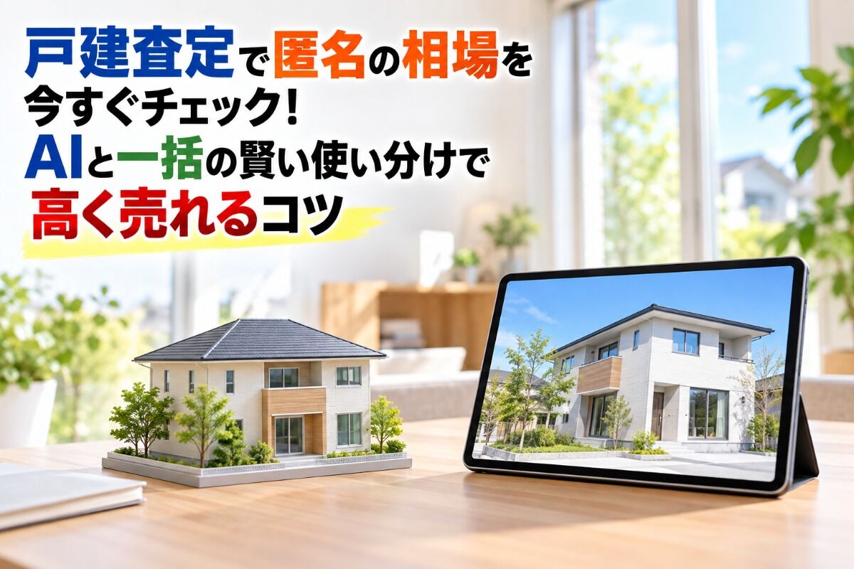 戸建査定で匿名の相場を今すぐチェック！AIと一括の賢い使い分けで高く売れるコツ